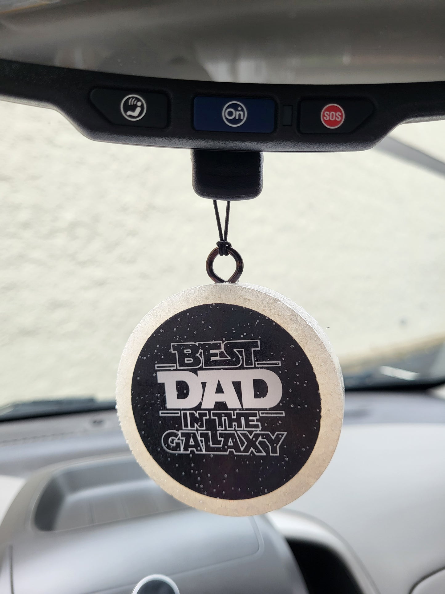 Best Dad in the Galaxy Freshie Car Air Freshener