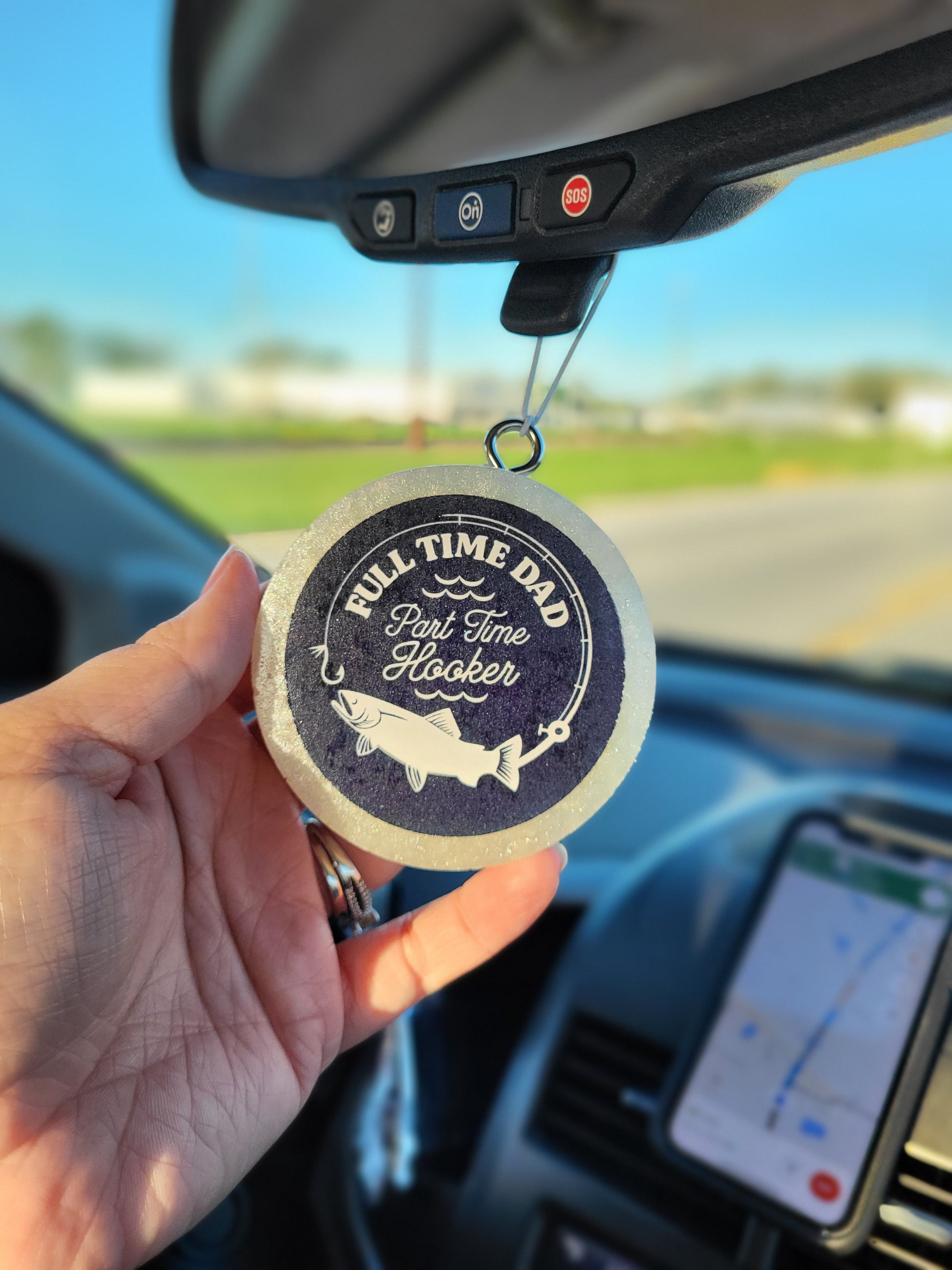 Full Time Dad Part Time Hooker Freshie Car Air Freshener - Maxilu Design Co.